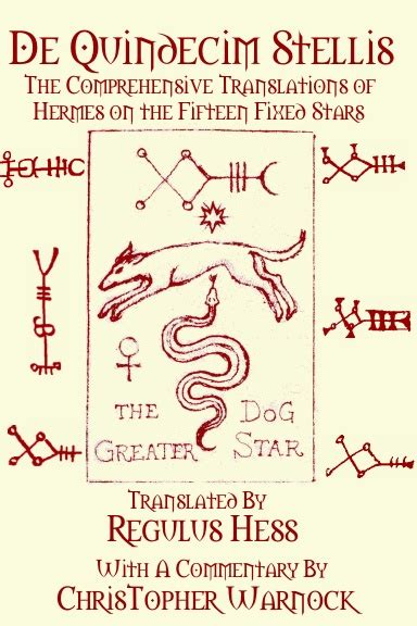 hermes on the 15 fixed stars|Hermes on the fifteen stars.